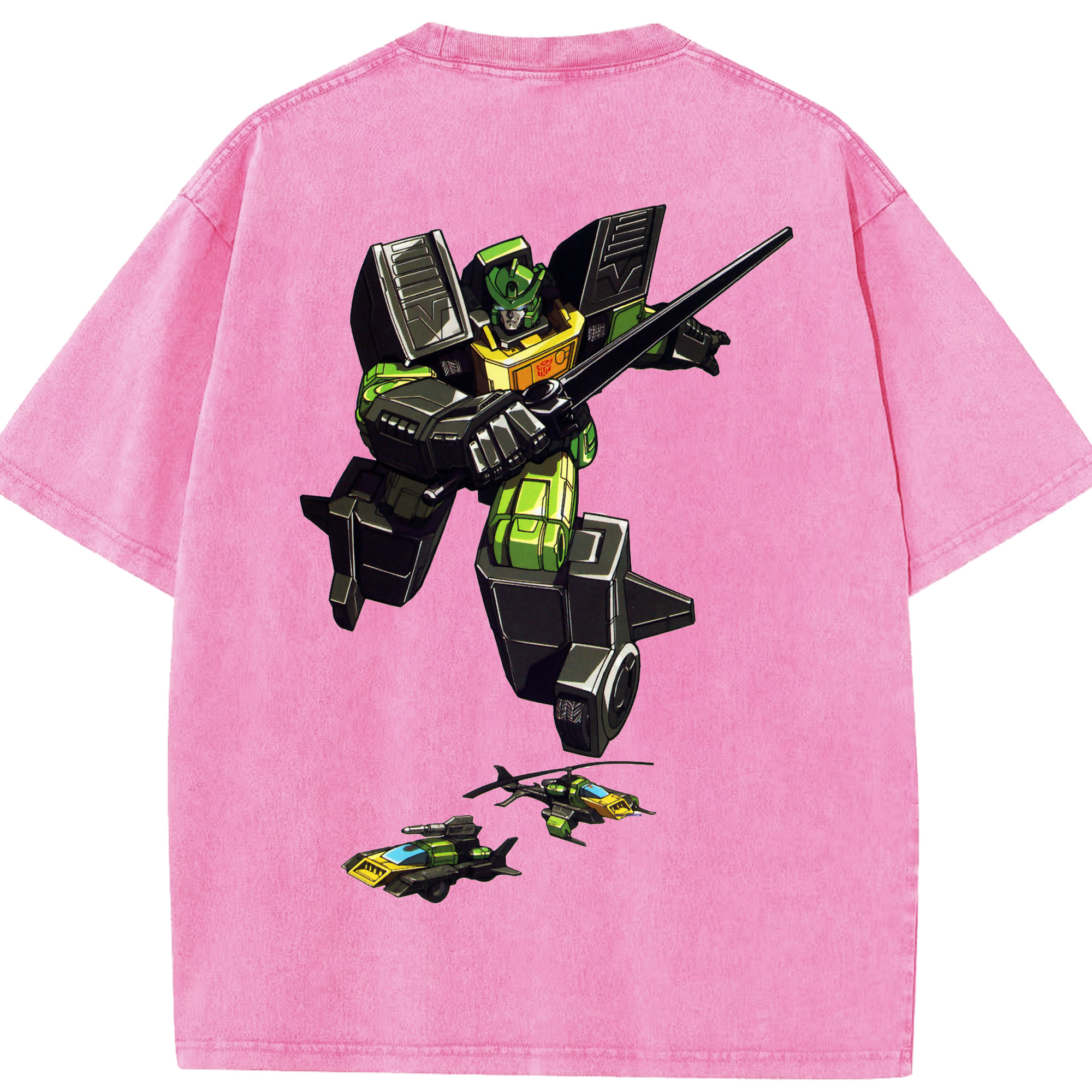 （画像用）  綿100% ヴィンテージ風 半袖Tシャツ（背面プリント）